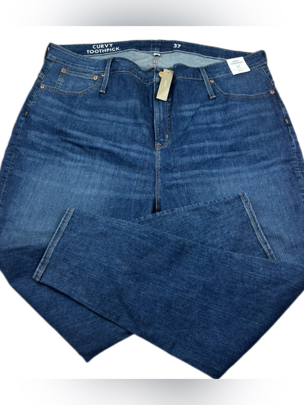 NWT! J Crew Curvy Toothpick Jeans Women’s Size 37